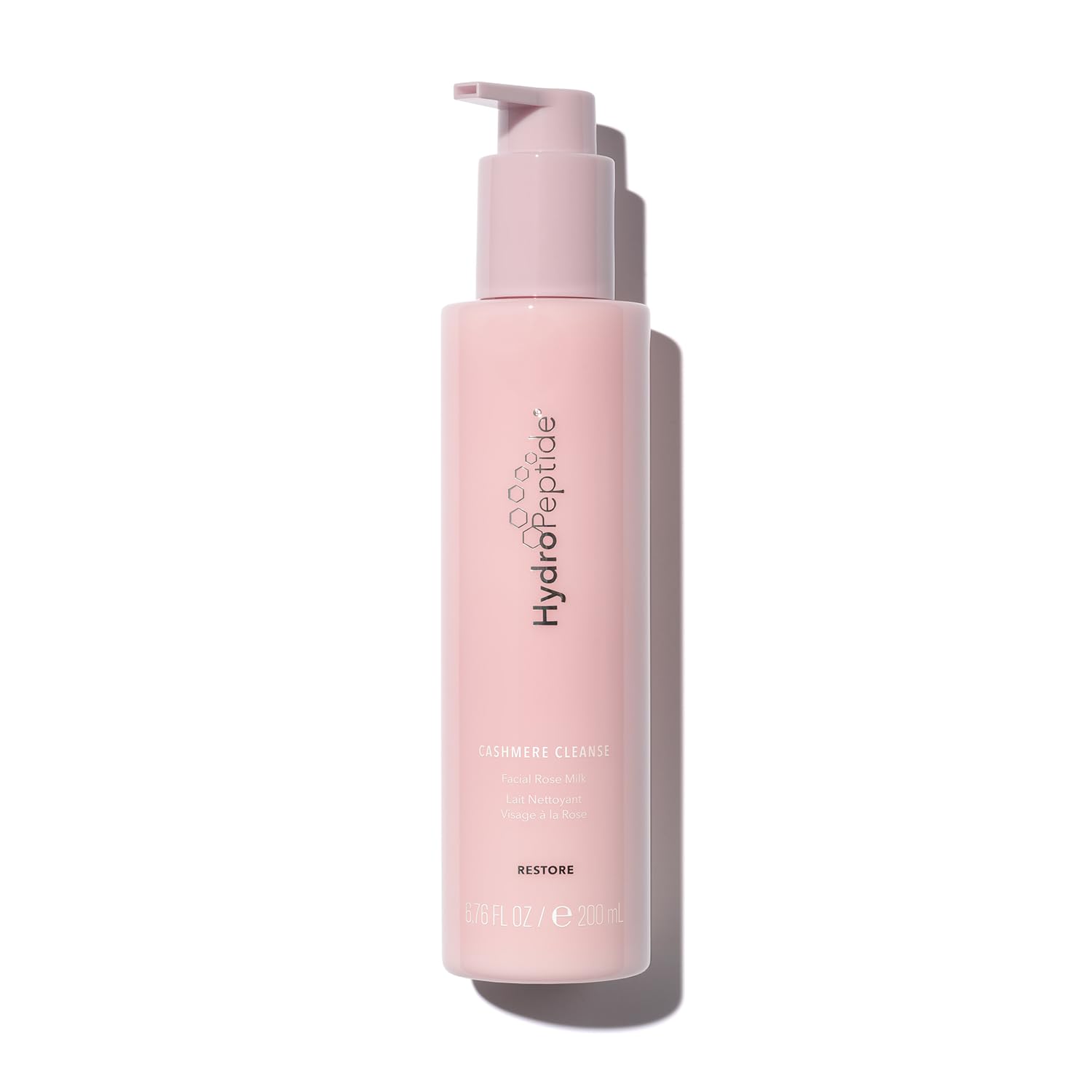 HydroPeptide Cashmere Cleanse, Facial Rose Milk, Clean & Balance Skin's Natural Oils, 6.76 Ounce