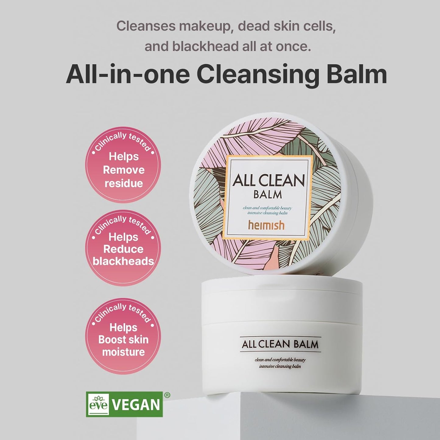 HEIMISH All Clean Balm Original & Artless Glow Base SPF 50+ PA++++